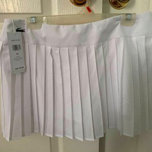 Lacoste Tennis Pleated Skirt w/ built in shorts